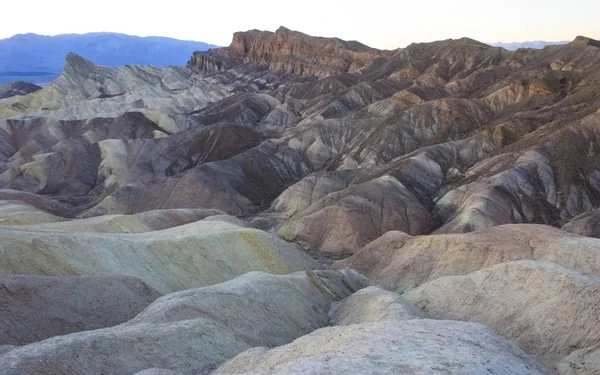 Colorful Clay Mountains Petrified Forest National Park Blue Mesa Usa — Stock Photo, Image