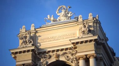 Ukrayna, ODESSA - 03 Ocak 2019: Odessa Ulusal Opera ve Bale Akademik Tiyatrosu, Odessa Operası ve Bale Tiyatrosu 