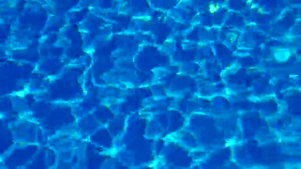 Water Pool Sunlight Reflected Waves Reflection Glare Sun Glare Water — Stock Video