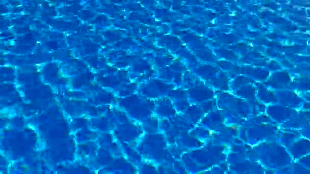 Water Pool Sunlight Reflected Waves Reflection Glare Sun Glare Water — Stock Video