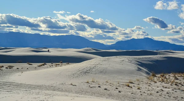 Paisagem Deserto Dunas Gesso White Sands Monumento Nacional Novo México — Fotografia de Stock