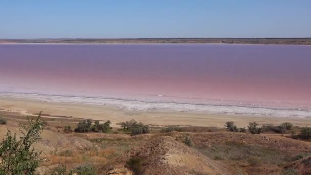 Kuyalnik Estuarium Zwarte Zee Rozenwater Het Estuarium Zout Water Van — Stockvideo