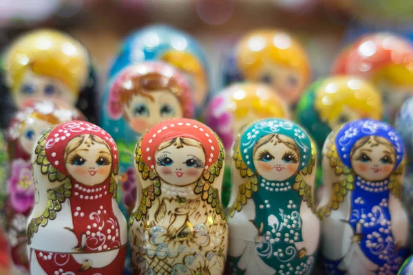 Wooden matryoshka dolls souvenir Ukraine