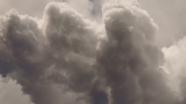 Time Lapse View Mountain Top Raging Storm Clouds — Stock Video