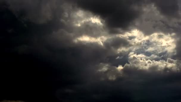 Час Лапсе Захід Сонця Забарвлює Небо Червоним Суворе Північне Небо — стокове відео