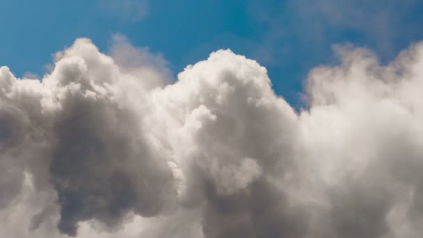 Time Lapse Vista Topo Montanha Para Nuvens Tempestade Fúria — Vídeo de Stock