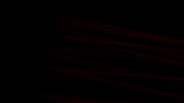 Yakın çekim siyah bir zemin üzerine kor tungsten filaman yanıp