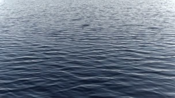Onde lumineuse à la surface de la mer. Mouvement lent à 240 ips 