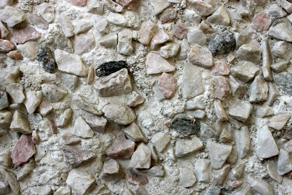 Железобетонная Стена Камнями Текстура Предпосылки Дизайна — стоковое фото