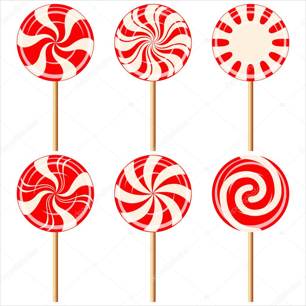 set of lollipops