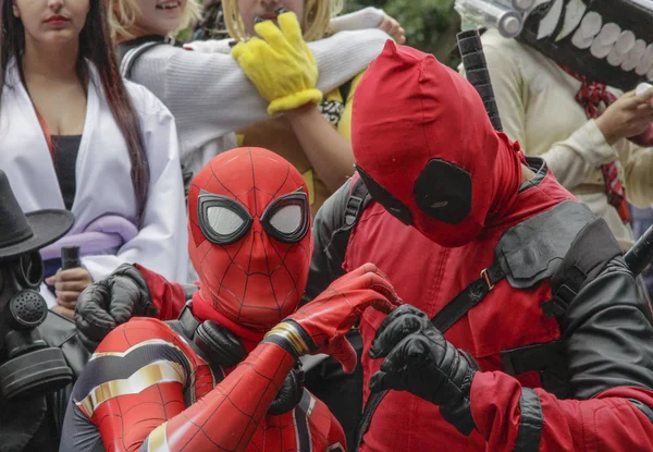 Sao Paulo Brazilië Februari 2019 Unidentified Groep Mensen Gekleed Een — Stockfoto