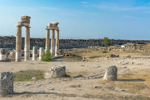 Parque Histórico Arquitectura Antigua Restos Edificios Antiguos Griegos Romanos Conservados — Foto de Stock