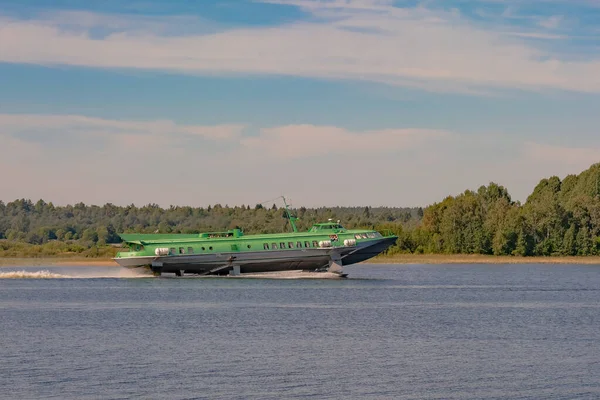 Tragflächenmeteor Oder Komet Auf Dem Onega See Das Schiff Bewegt — Stockfoto