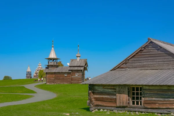 Musée Réserve Plein Air Historique Architectural Ethnographique Kizhi Une Vue — Photo