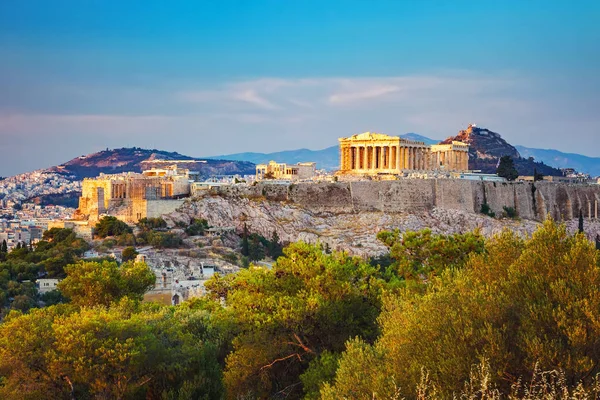 Akropol w Atenach, Grecja — Zdjęcie stockowe