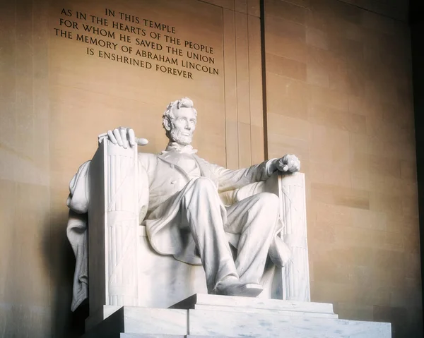 Άγαλμα του Αβραάμ Λίνκολν — Φωτογραφία Αρχείου