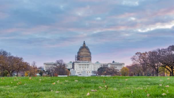 Capitólio dos EUA em Washington DC — Vídeo de Stock