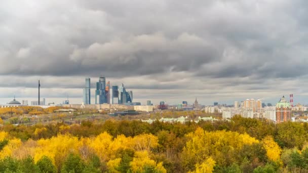 Moskova şehri zaman aşımı — Stok video