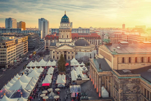 Berlin 'de Noel pazarı — Stok fotoğraf