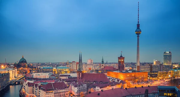 Luchtfoto Berlijn, Duitsland — Stockfoto