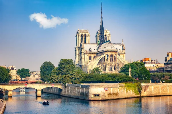 Notre dame de Paris, Francja — Zdjęcie stockowe