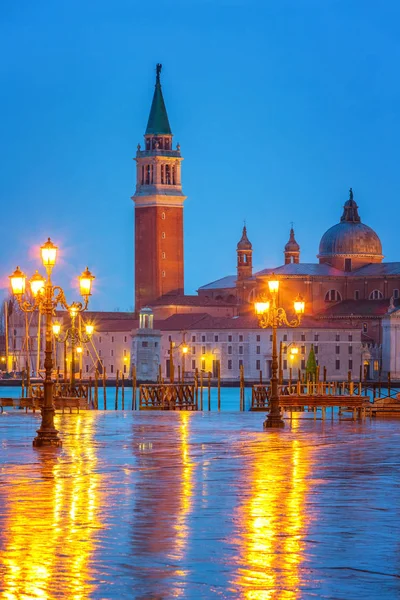 Piazza San Marco por la noche, Venecia — Foto de Stock