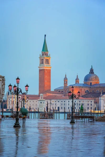 Gece Piazza San Marco, Venedik — Stok fotoğraf