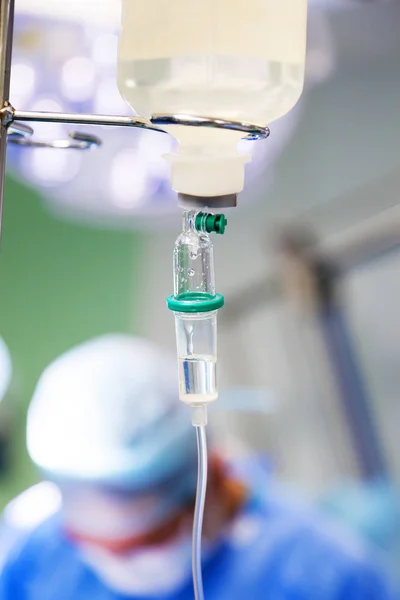 IV drip in operation room — Stock Photo, Image