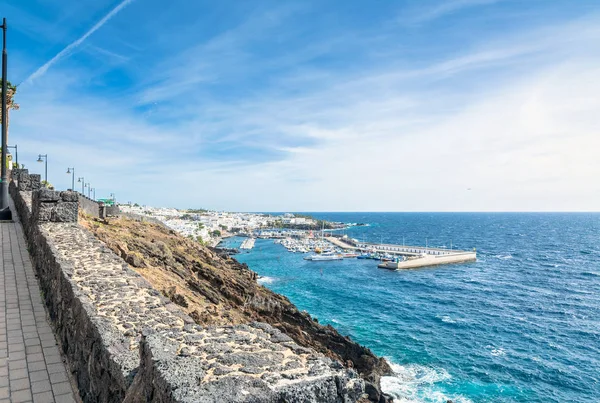 Puerto Del Carmen Španělsko Prosince 2016 Den Zobrazit Staré Město — Stock fotografie