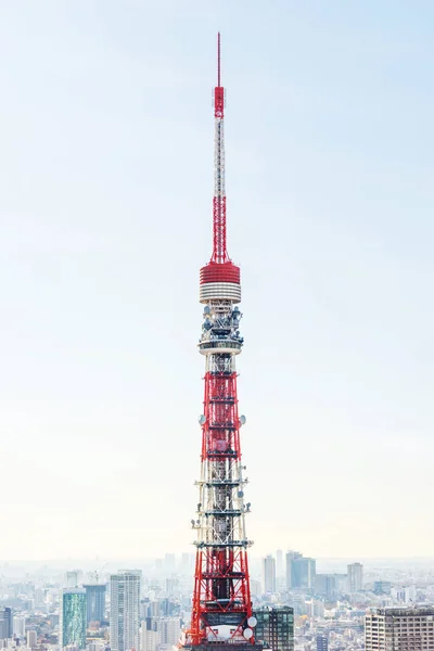 Koncepcja Biznesowa Azji Nieruchomości Firmy Budowlane Bliska Widok Wieża Tokio — Zdjęcie stockowe