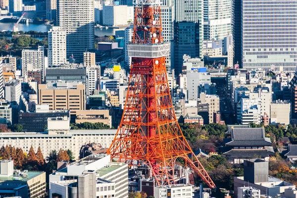 Asia Concepto Negocio Para Bienes Raíces Construcción Corporativa Vista Aérea — Foto de Stock