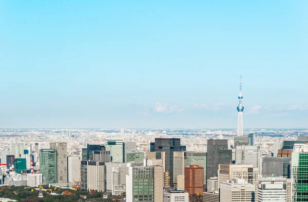 Asya Kavramı Emlak Kurumsal Inşaat Panoramik Modern Şehir Manzarası Kuş — Stok fotoğraf