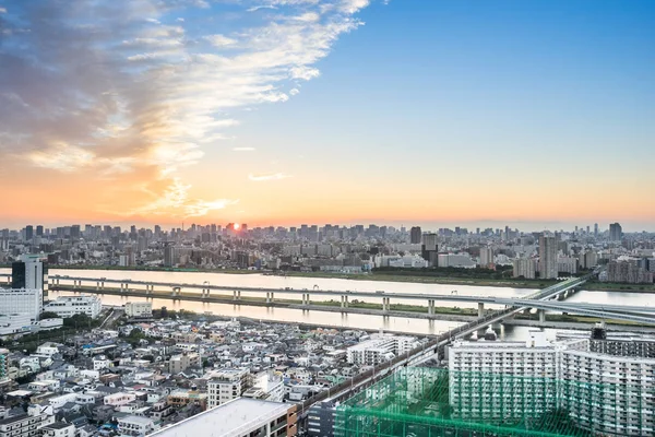 Kültür Kavramı Panoramik Modern Şehir Manzarası Kuş Hava Bakışı Dağ — Stok fotoğraf