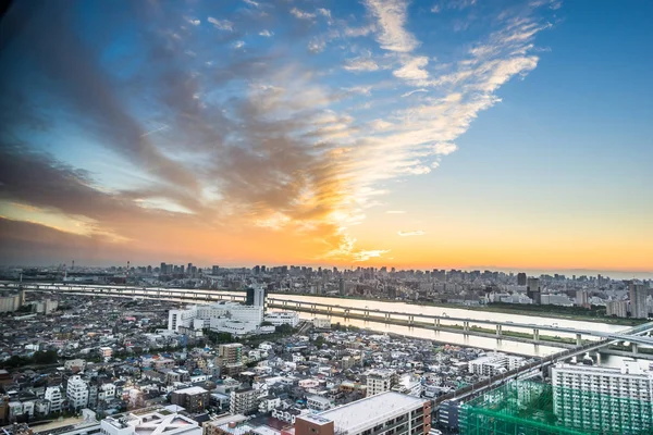 Kültür Kavramı Panoramik Modern Şehir Manzarası Kuş Hava Bakışı Dağ — Stok fotoğraf