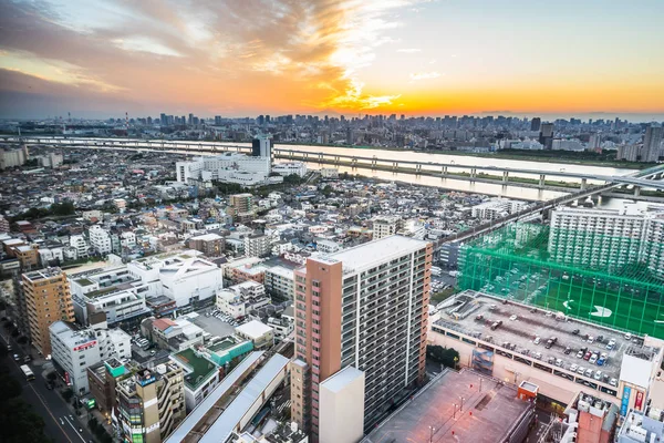 Zakelijk Cultureel Concept Panoramisch Moderne Stad Skyline Vogel Oog Luchtfoto — Stockfoto