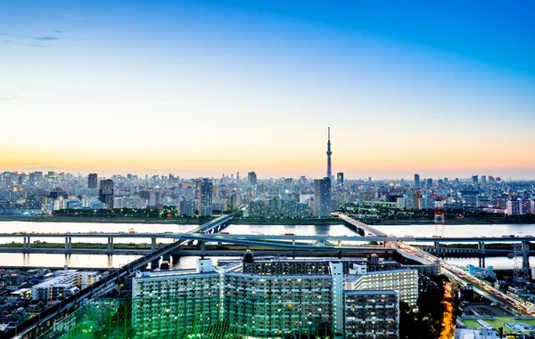 Kavramı Kurumsal Gayrimenkul Inşaat Panoramik Modern Şehir Manzarası Kuş Hava — Stok fotoğraf