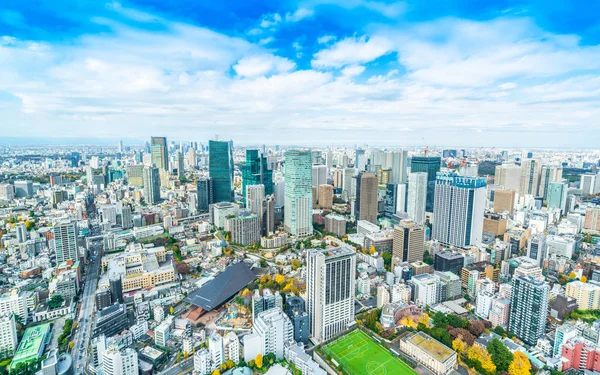 Vista Arquitetura Cidade Tóquio Luz Dia Japão — Fotografia de Stock