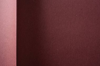 Tasarım konsepti - mockup için şarap kırmızı katlanmış Japon washi kağıt