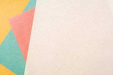 Tasarım konsepti - mockup için renkli Japon washi kağıt