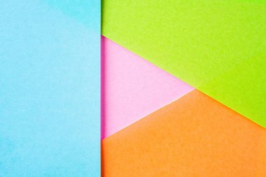 Tasarım konsepti - maket için mavi ve pembe kağıt arka plan