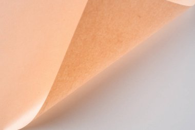 Bej mockup için Japon washi kağıt katlanmış