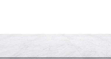 İş kavramı-ekran veya mockup ürün için beyaz arka planda izole boş zemin üst