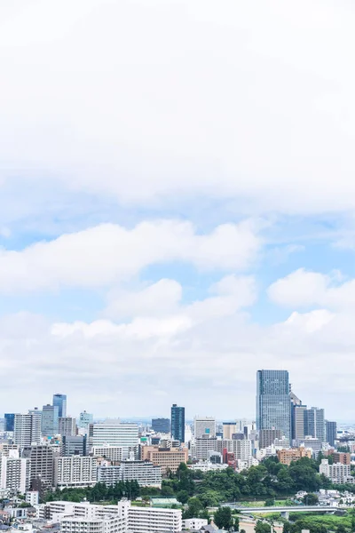 Ázsiai Üzleti Koncepció Ingatlan Vállalati Építőipar Panoráma Modern Város Skyline — Stock Fotó