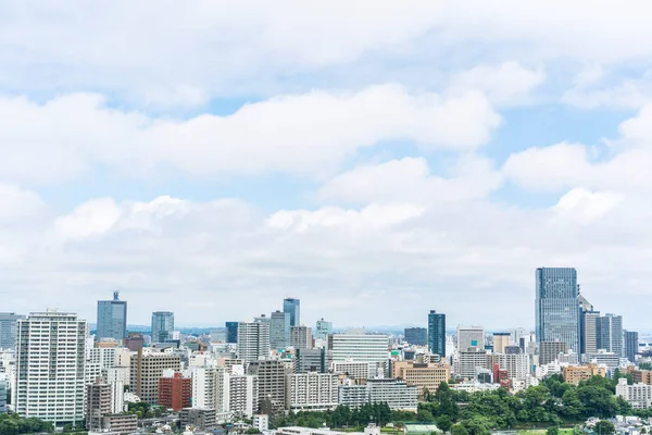 Ázsiai Üzleti Koncepció Ingatlan Vállalati Építőipar Panoráma Modern Város Skyline — Stock Fotó