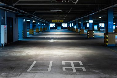 yeraltı boş otopark garajı