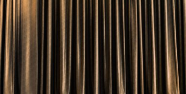 Tasarım malzemesi - tiyatroda ışık etkisi ile kapalı sahne perdesi