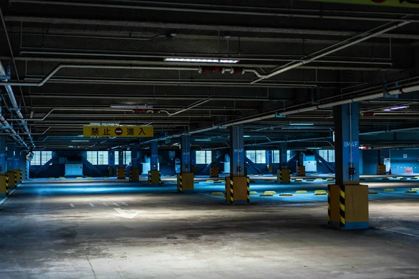 Underjordisk Tomt Parkeringsgarage — Stockfoto
