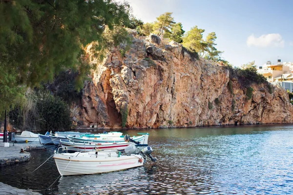 Coast Greek Island Mediterranean Sea Bay Beautiful Blue Clear Water Stock  Photo by ©bondarech 386988262