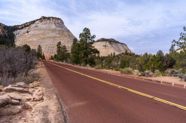Zion national park Zion, Utah ABD Mesa'da dama tahtası