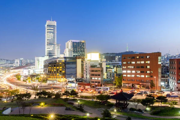 Cityscape Heunginjimun Dongdaemun Kapısında Seoul Güney Kore — Stok fotoğraf